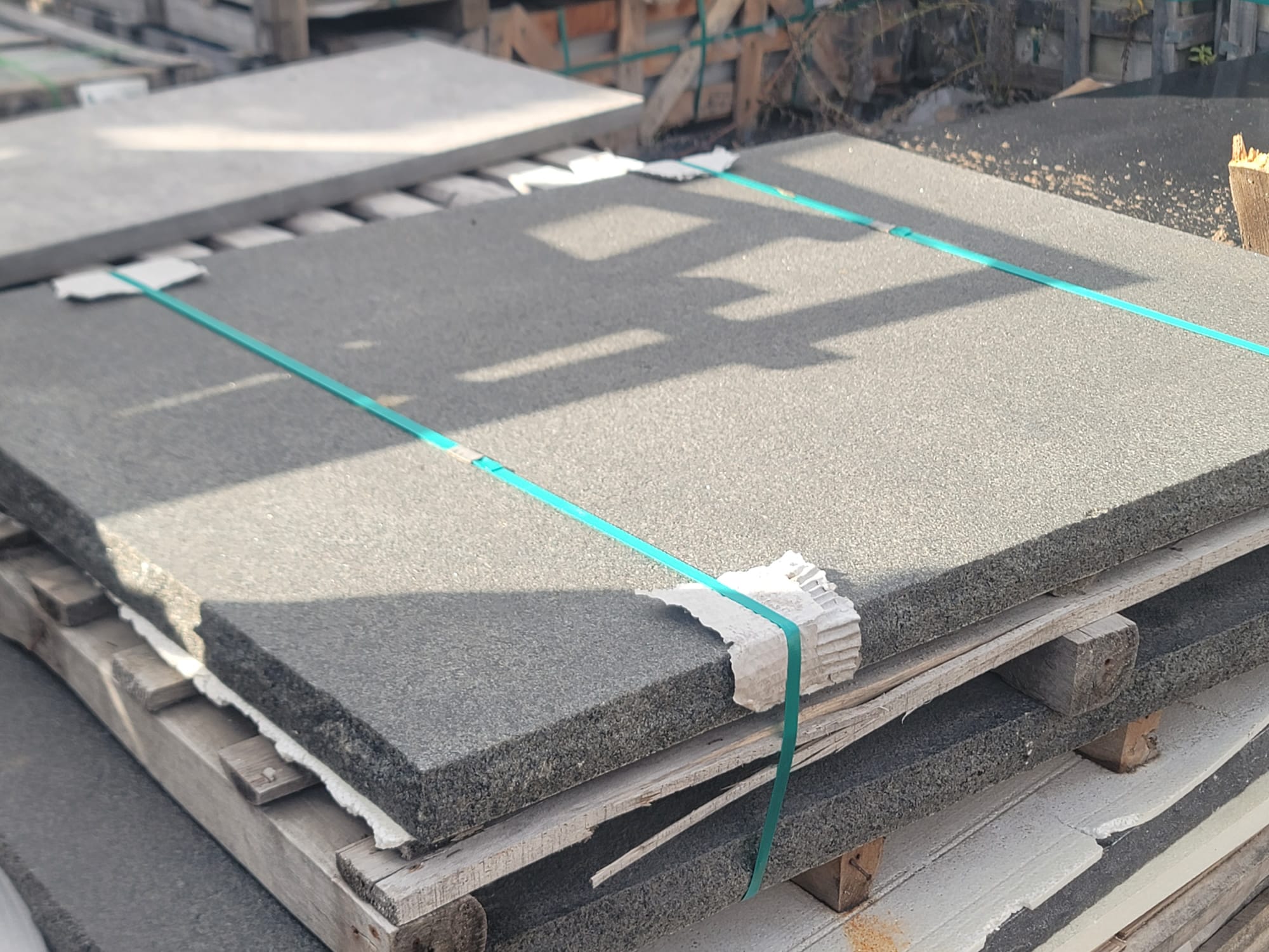 Granite BBQ slab for patio cooking area